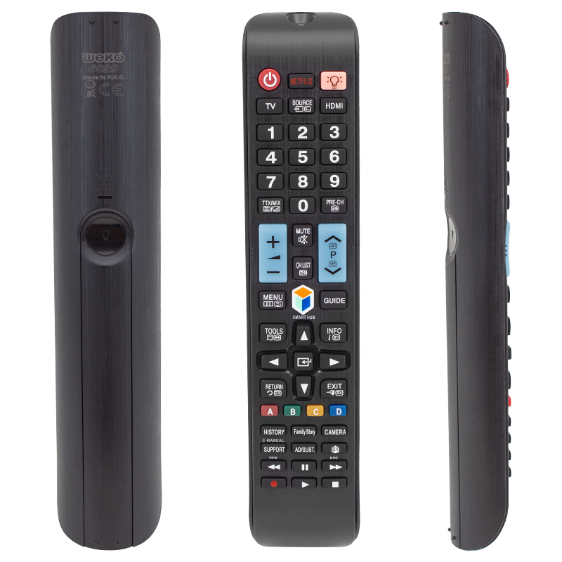 LCD6039-RM-D1078+L SAMSUNG NETFLIX SOURCE TUŞLU LCD-LED TV KUMANDA