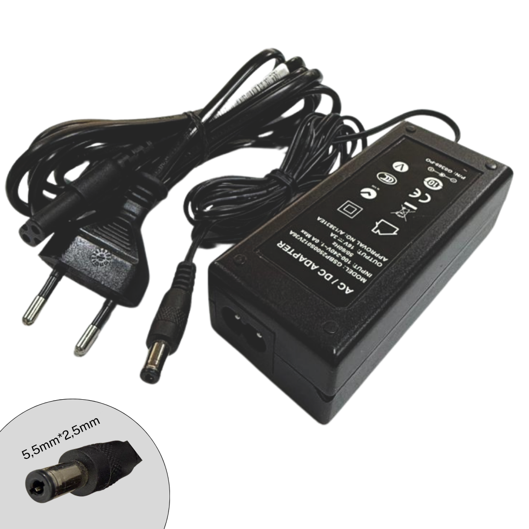 M0609-16 V 3A SANTRAL ADAPTÖRÜ 5,5*2,5 UÇ NOTEBOOK TIPI