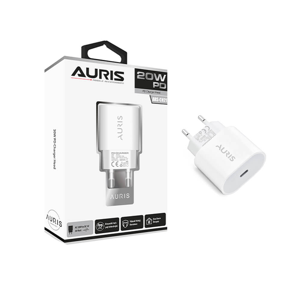 M1053-AURIS CH21B-USB-C KAFA BAŞLIK 20W