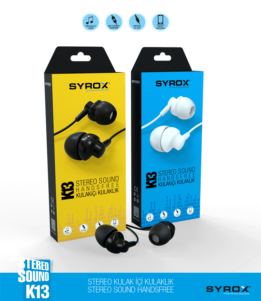 M0254-SYROX K13 S3/S4 Kulaklık