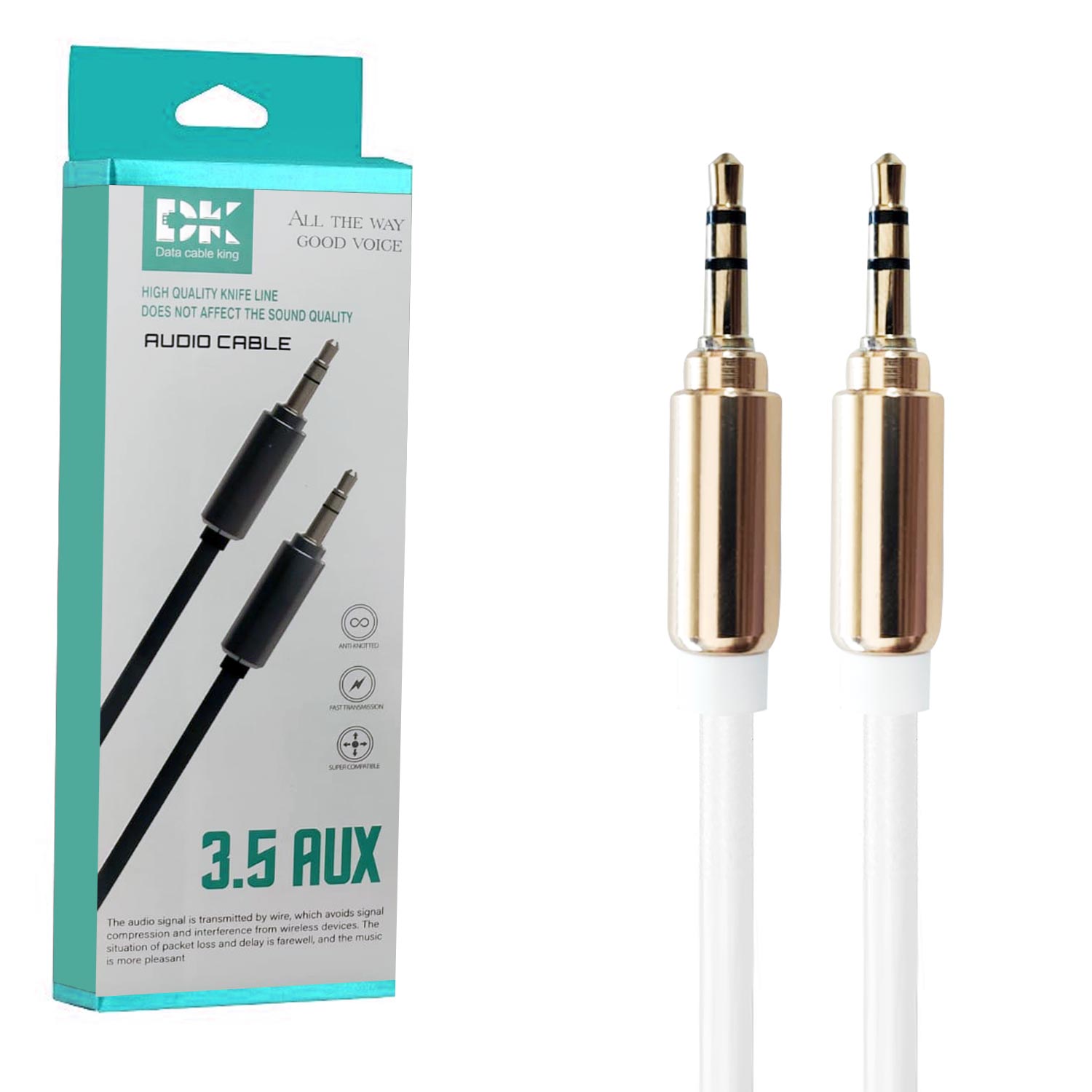 M0830-AUX KABLOSU 3.5MM 1MT ESCOM XF-31