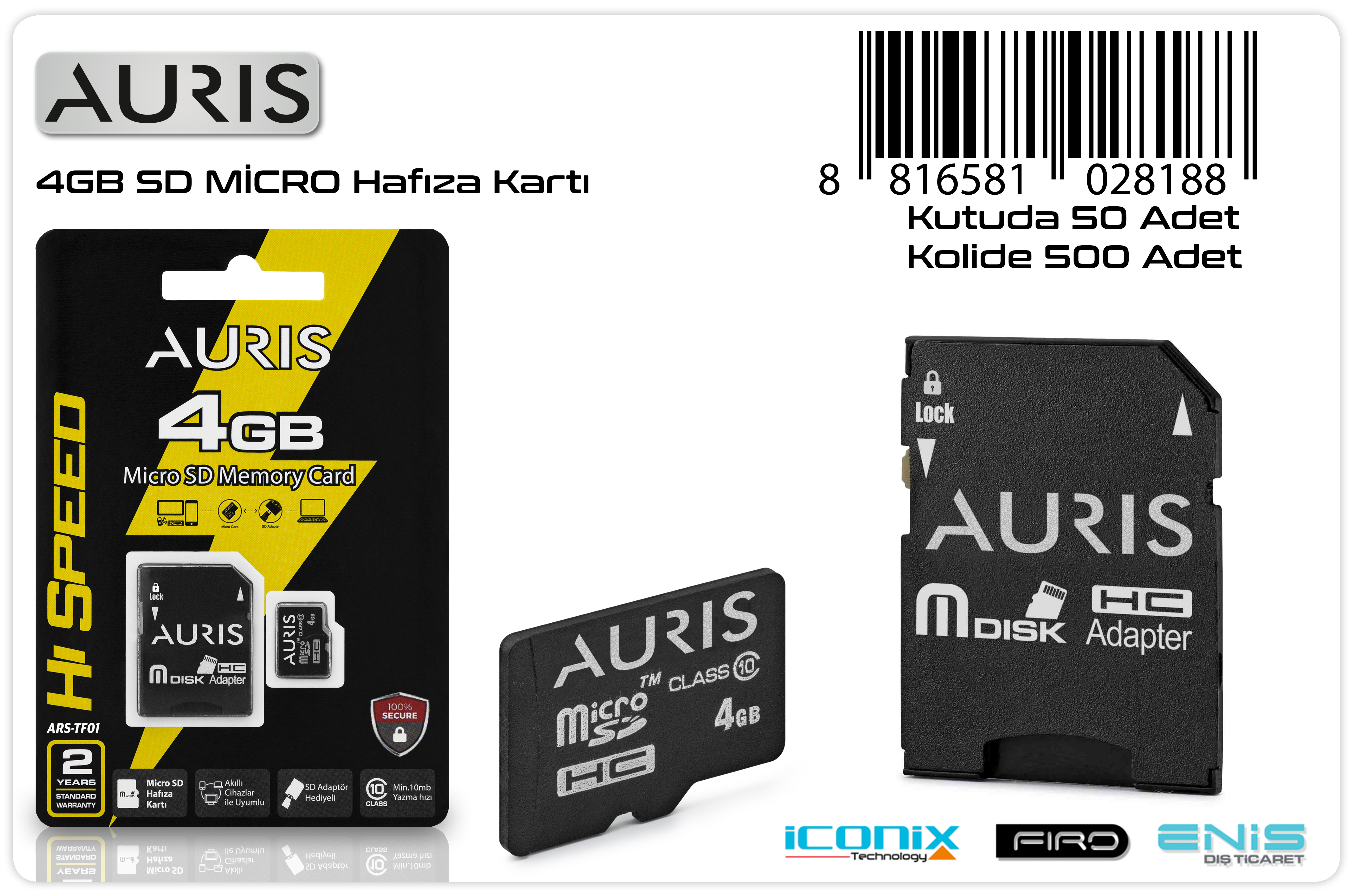 M0455-Syrox MC4 GB MikroSD Hafıza Kartı