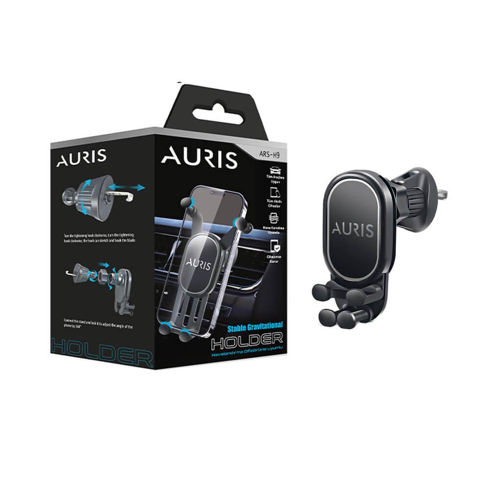 M2541-Auris AH9 Havalandırma Izgarasına Takılan Klipsli Araç Telefon Tutucu