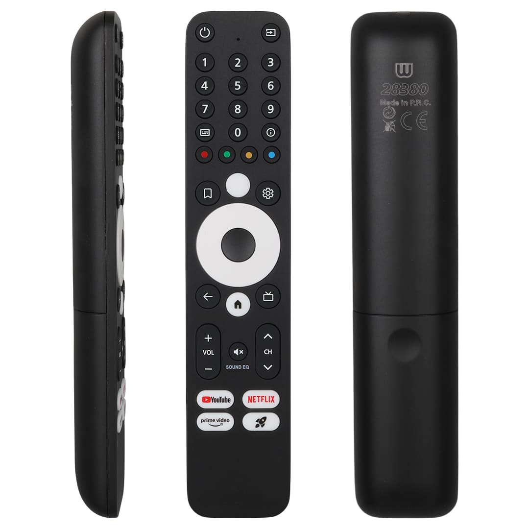 LCD28380- DREAMSTAR NOVA YOUTUBE-NETFLIX-PRIME VIDEO TUŞLU SES KOMUTSUZ ANDROID TV BOX KUMANDA A-23T