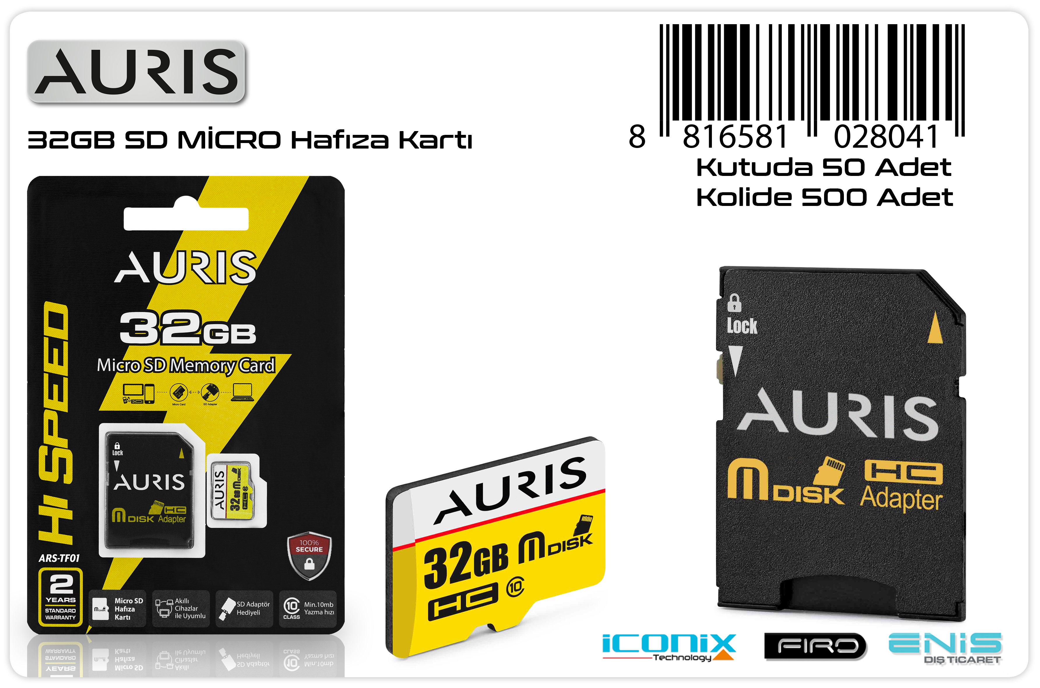 M0458-Syrox-MC32 GB MikroSD Hafıza Kartı