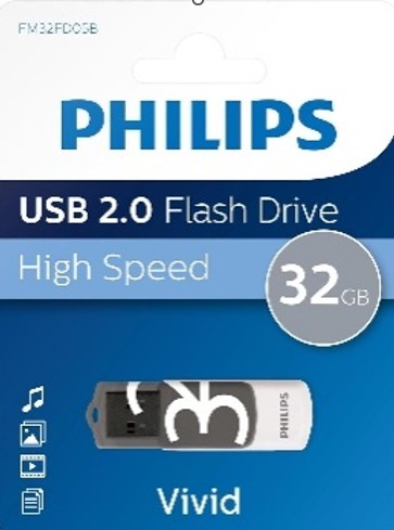 M2441-PHİLİPS VİVİD-32GB USB 2.0 FLASH BELLEK-FLAŞ