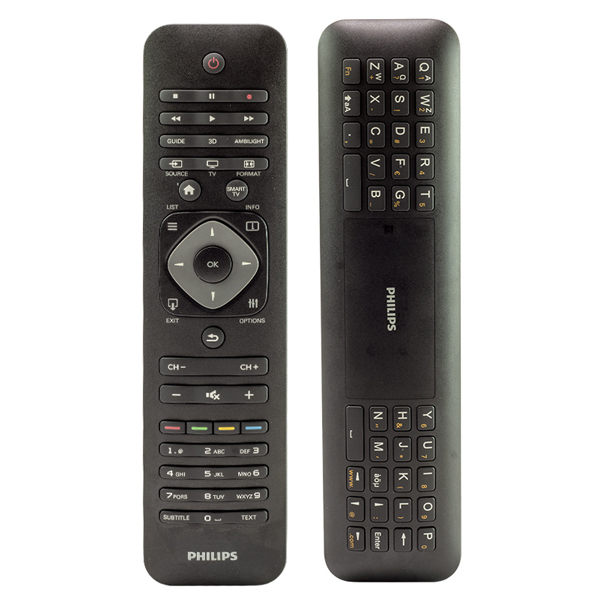 LCD16449-PHILIPS TVRC51312/12 YKF315-Z01 KLAVYELİ KUMANDA ORJİNAL SİYAH