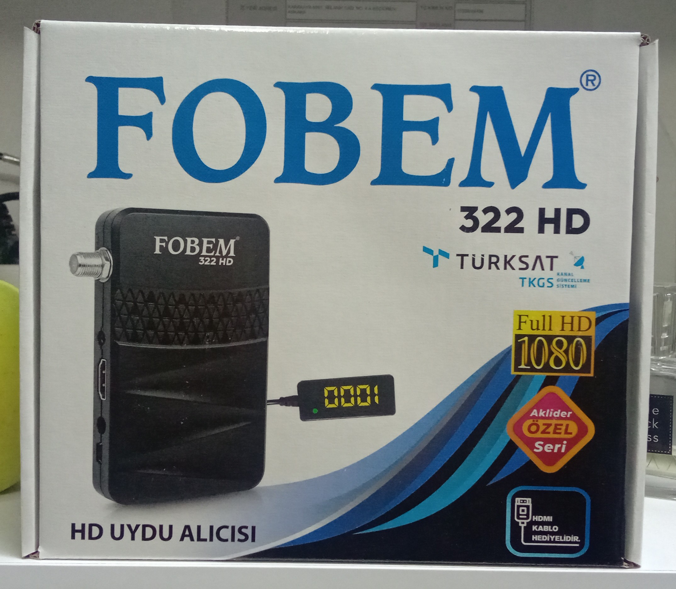 M0788-FOBEM HD-322 DİJİTAL GÖZLÜ UYDU