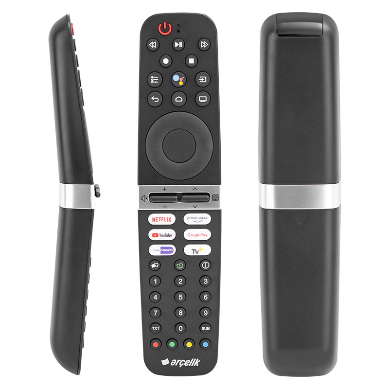 LCD5704- ARÇELİK NETFLIX-PRIME VIDEO-BEINCONNECT-GOOGLE PLAY-YOUTUBE-TV+ TUŞLU MİKROFONLU SES KOMUTSUZ LCD LED TV KUMANDA
