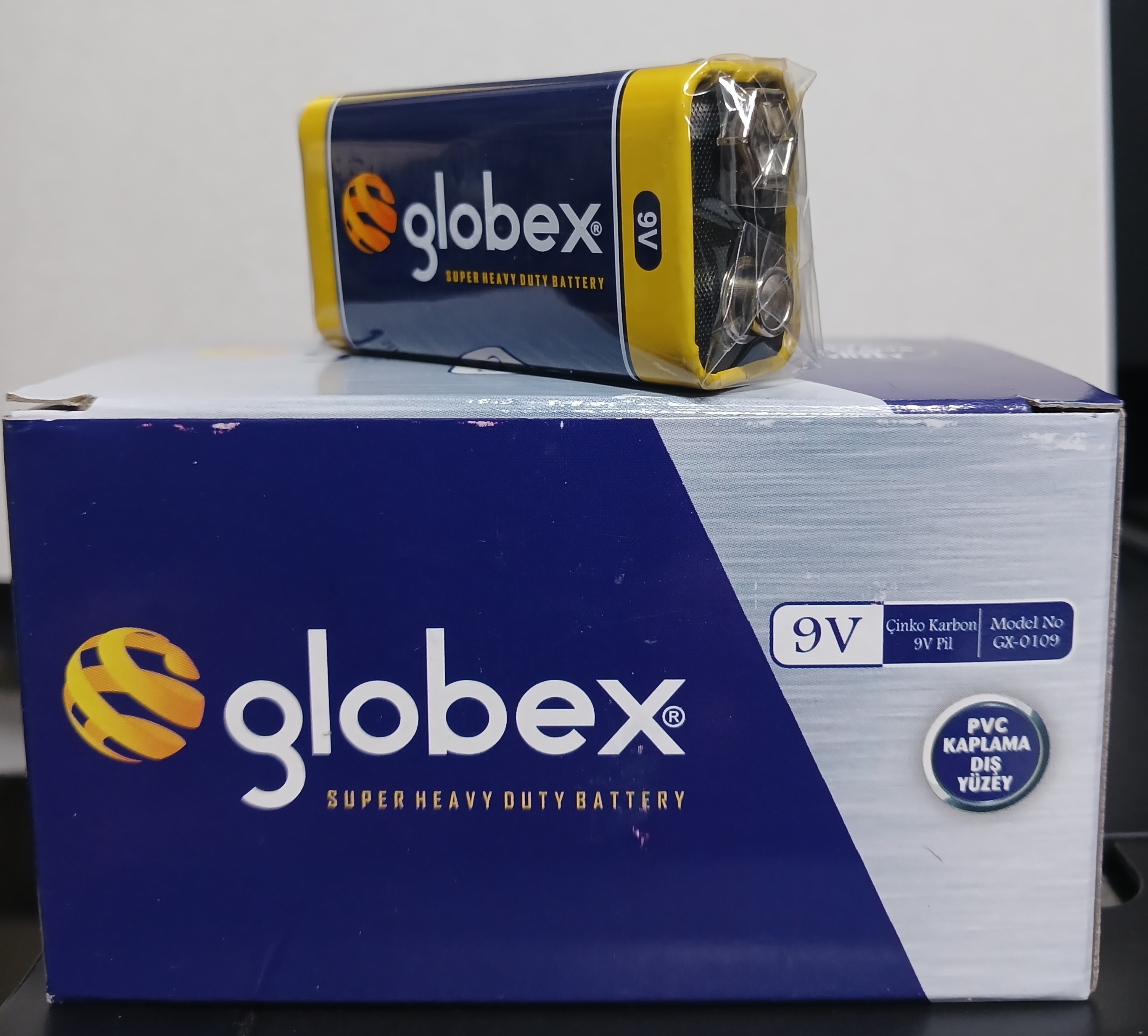 M0179-GLOBEX- 6F22 9 VOLT PİL (10 'Lİ PAKET)
