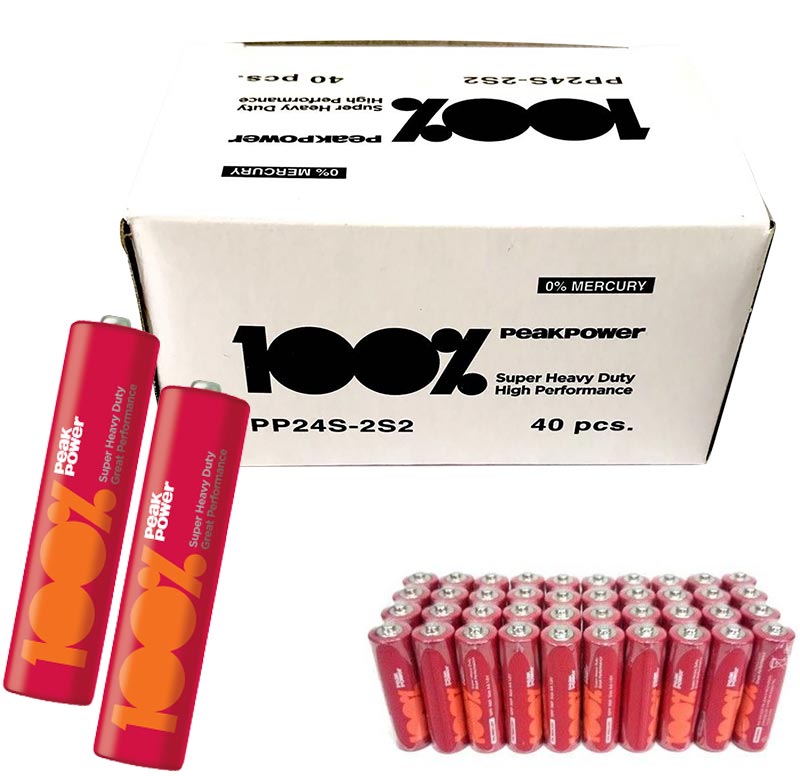 M0172-GP PEAK AAA İNCE   PİL 40'LI PAKET FİYAT