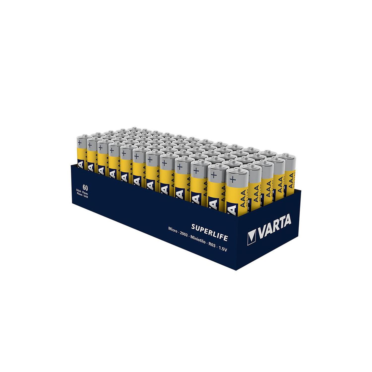 M0093-VARTA İNCE PİL AAA 60LI PAKET