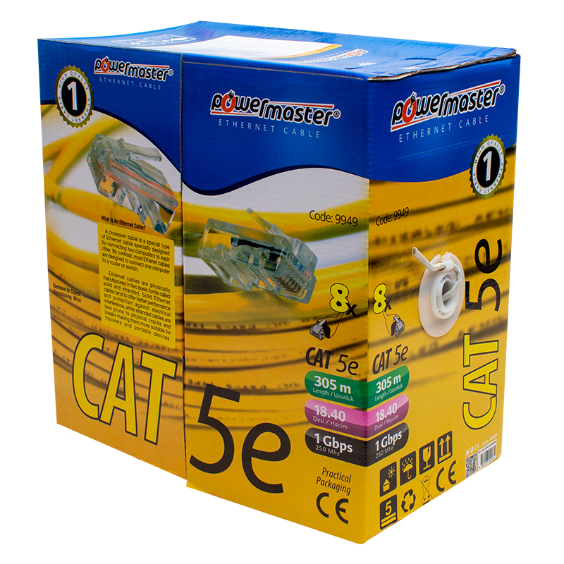 M0414-CAT5 305 METRE 25 AWG POWERMASTER ELM-CAT05 * S-LINK SL-CAT5E04