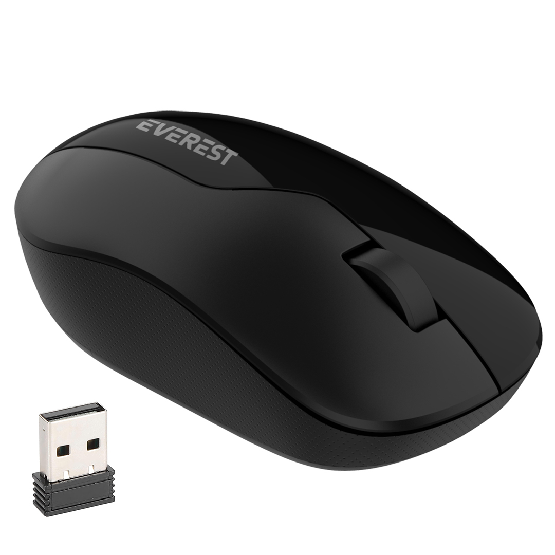 M2611S-EVEREST SMW-973 USB SİYAH 2.4GHZ 1200DPI KABLOSUZ OPTİK MOUSE 5 METRE